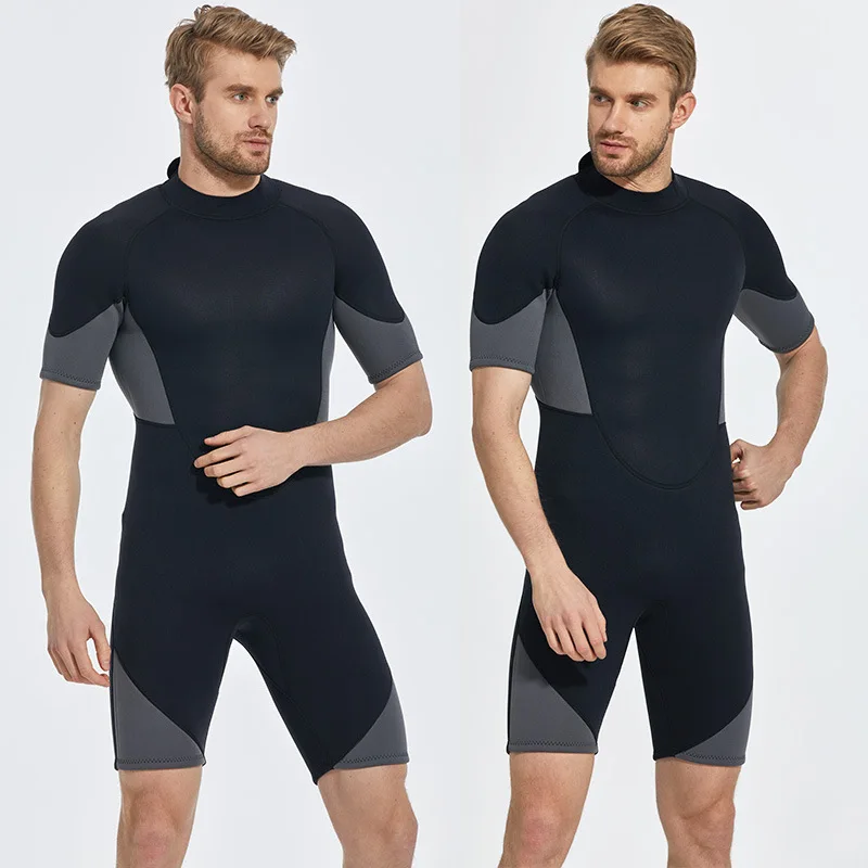 2mm 3mm Neoprene Shorty Wetsuit Scuba Diving Shorties Wetsuits for Men