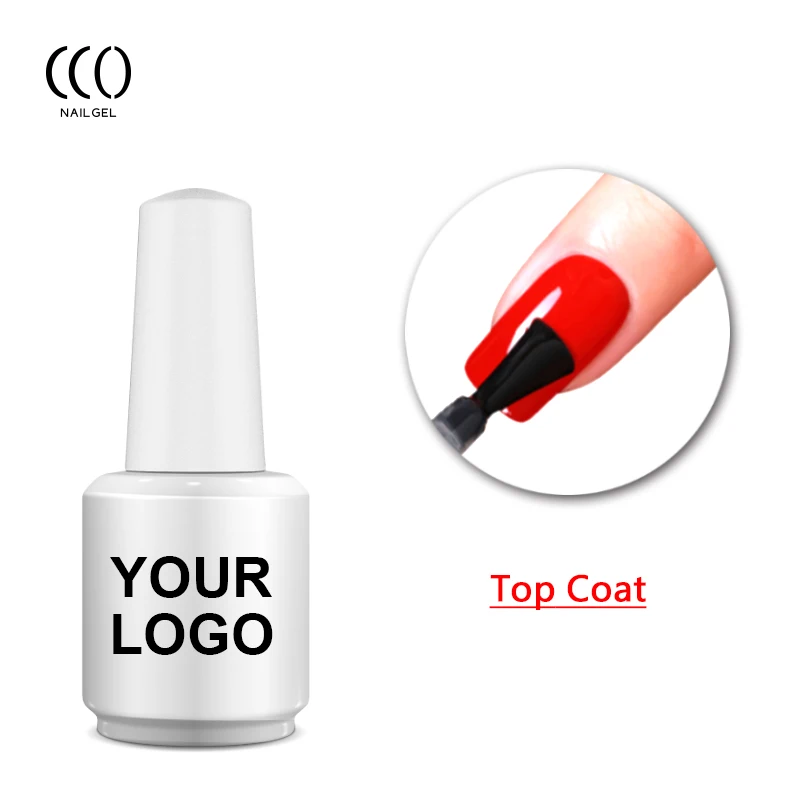 CCO  factory free samples private label glitter base gel top coat base coat set uv gel crystal top coat