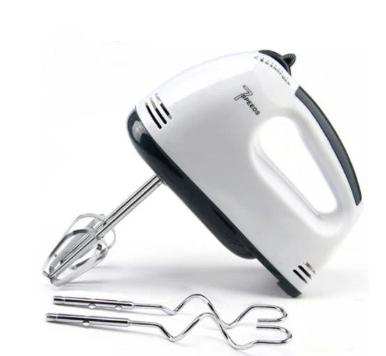 Electric Hand Mixer 7 Professional For Mixing Manual Mini Motor Blender Juicer High Speed Power Double Safety Food Wholesale