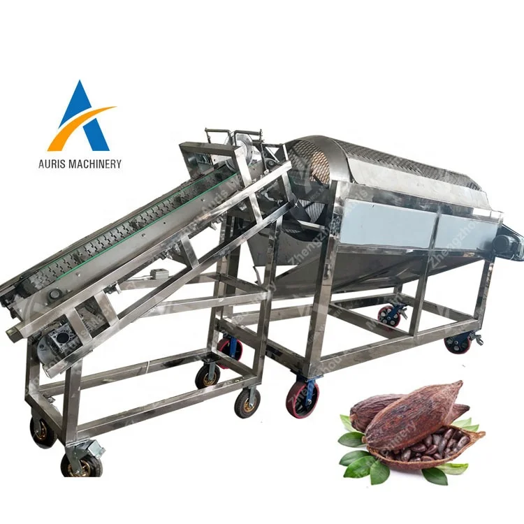 Fresh cocoa pods breaker machine cacao pod huller machine