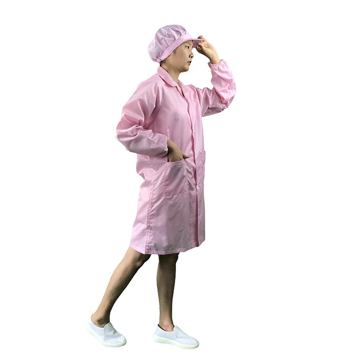 Чистая комната ESD одежда рабочая лабораторное пальто комбинезон