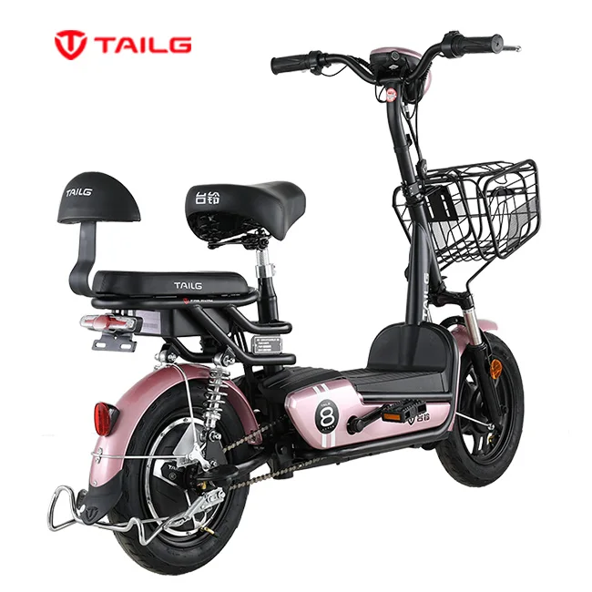 No Foldable 350W 48v Voltage electric scooter bike with two seats