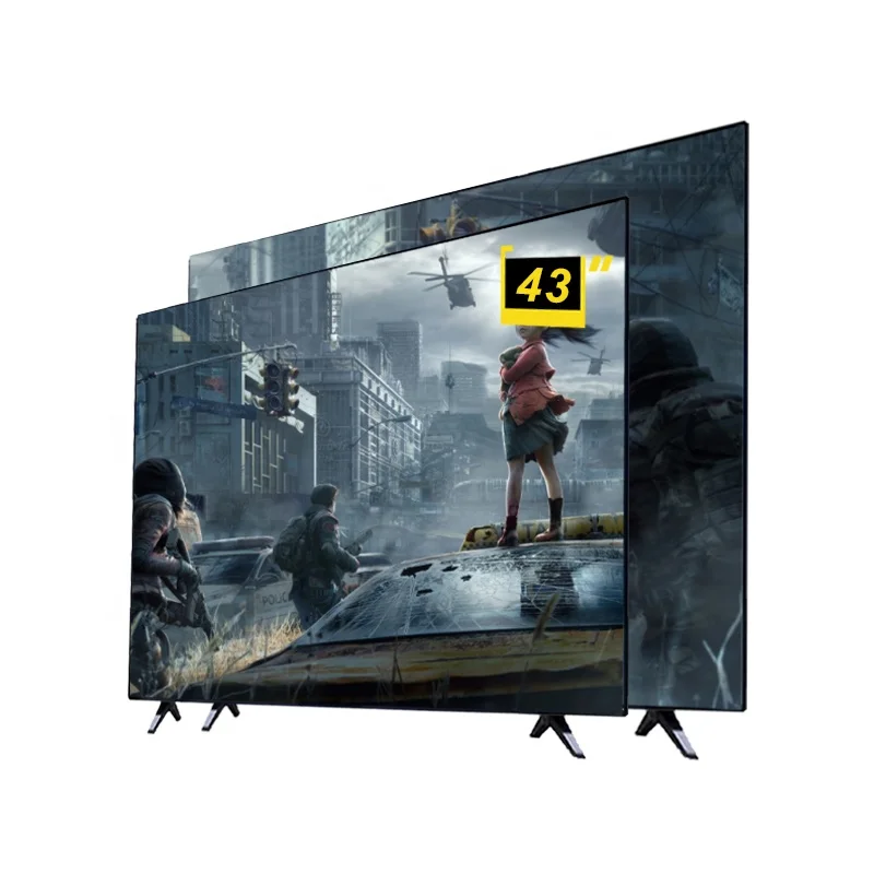 Wholesale  Manufacturer Smart Display TV 43 Inch Android Smart Television With Narrow Screen