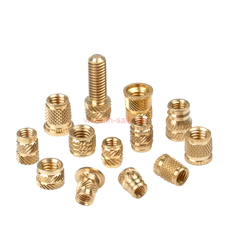 Thread Conditioner Hidden Fastening Screws Brass Fasteners Threaded Inserts For Plastic