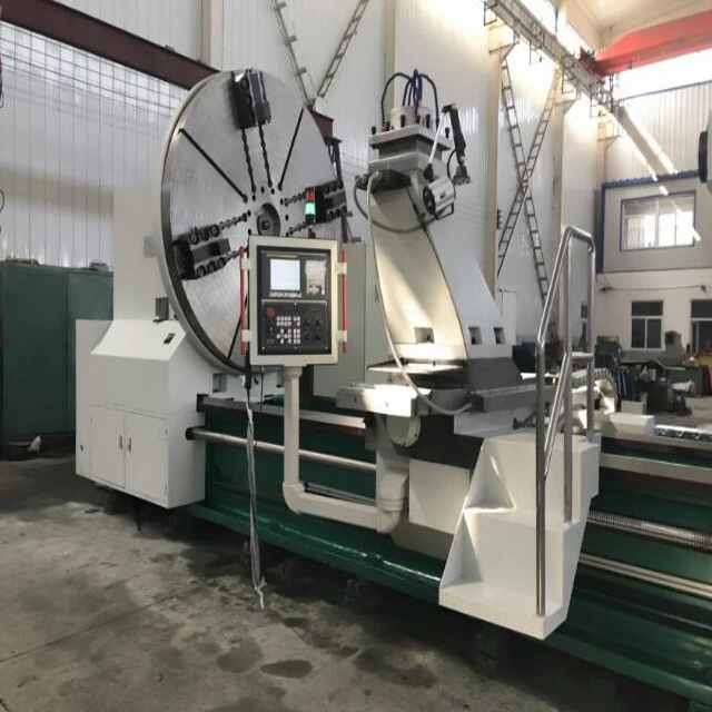 DALIAN CKF61200H Series CNC big bore heavy Horizontal Long Bed  lathe