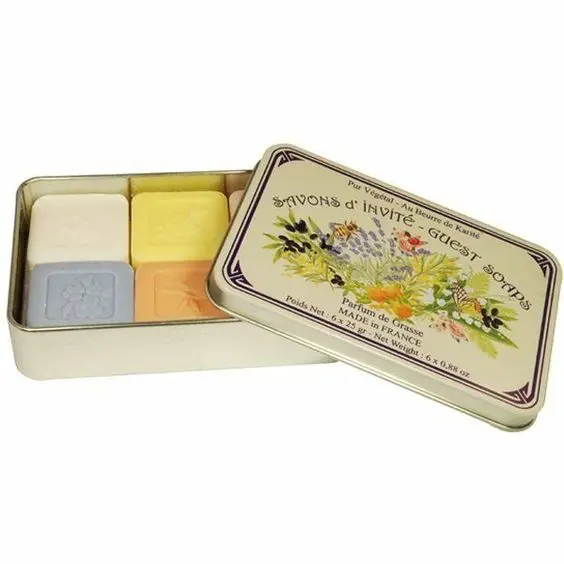 Custom Printing Gift Box Soap Collection Rectangle Empty Large Tin Storage Metal Travel Soap in Tin