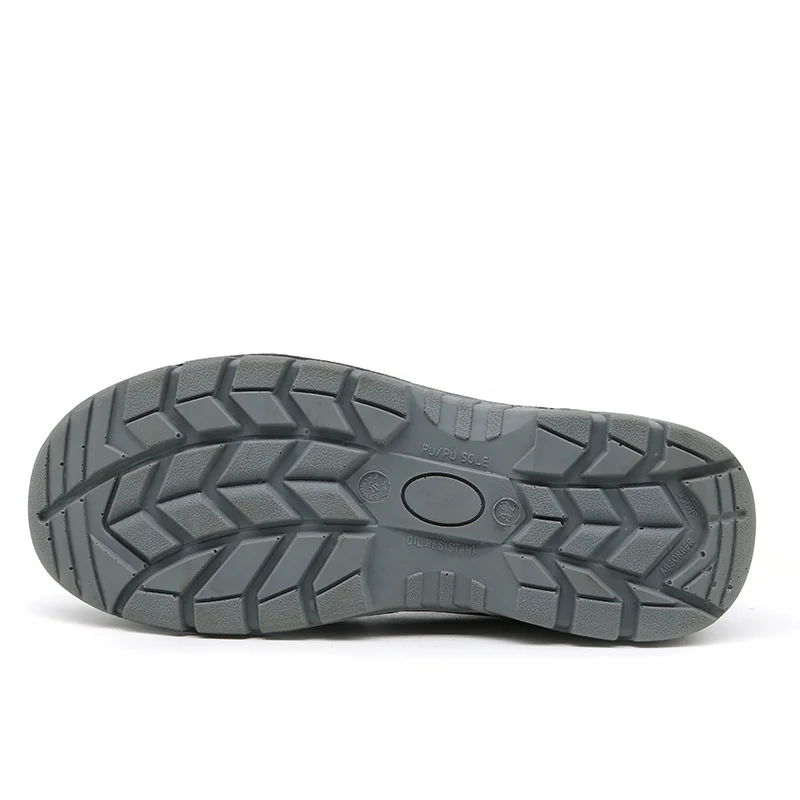 Tiger master oil chemical resistant non-slip PU sole prevent puncture cheap price industrial safety shoes mid cut steel toe