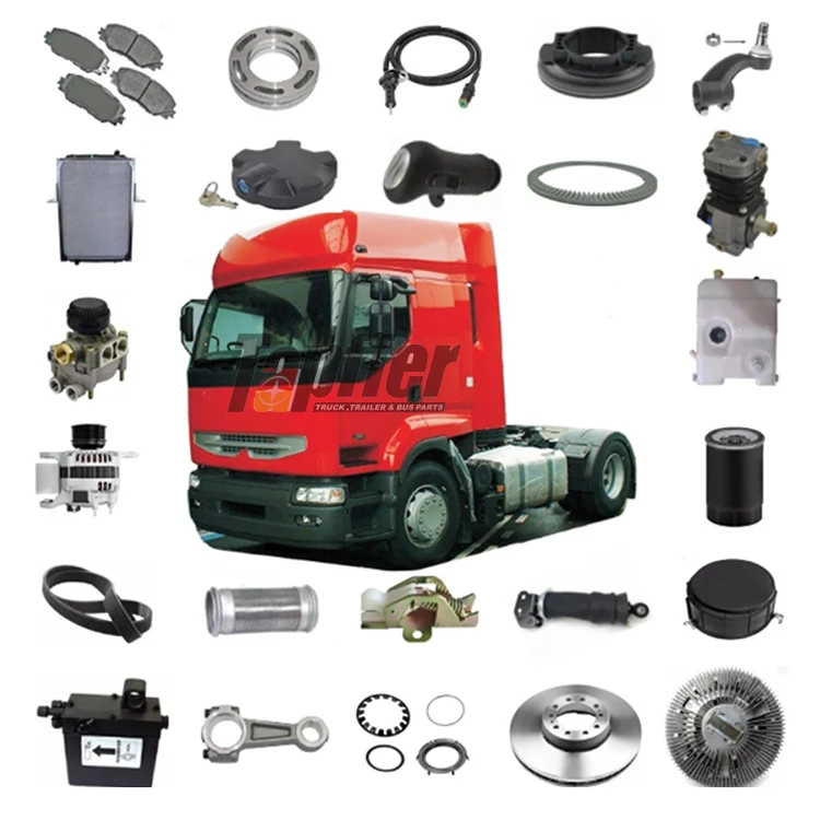 TAPFFER Truck Spare Parts for SCANIA VOLVO BENZ MAN RENAULT DAF IVECO 5000 Items Heavy Duty Truck Parts