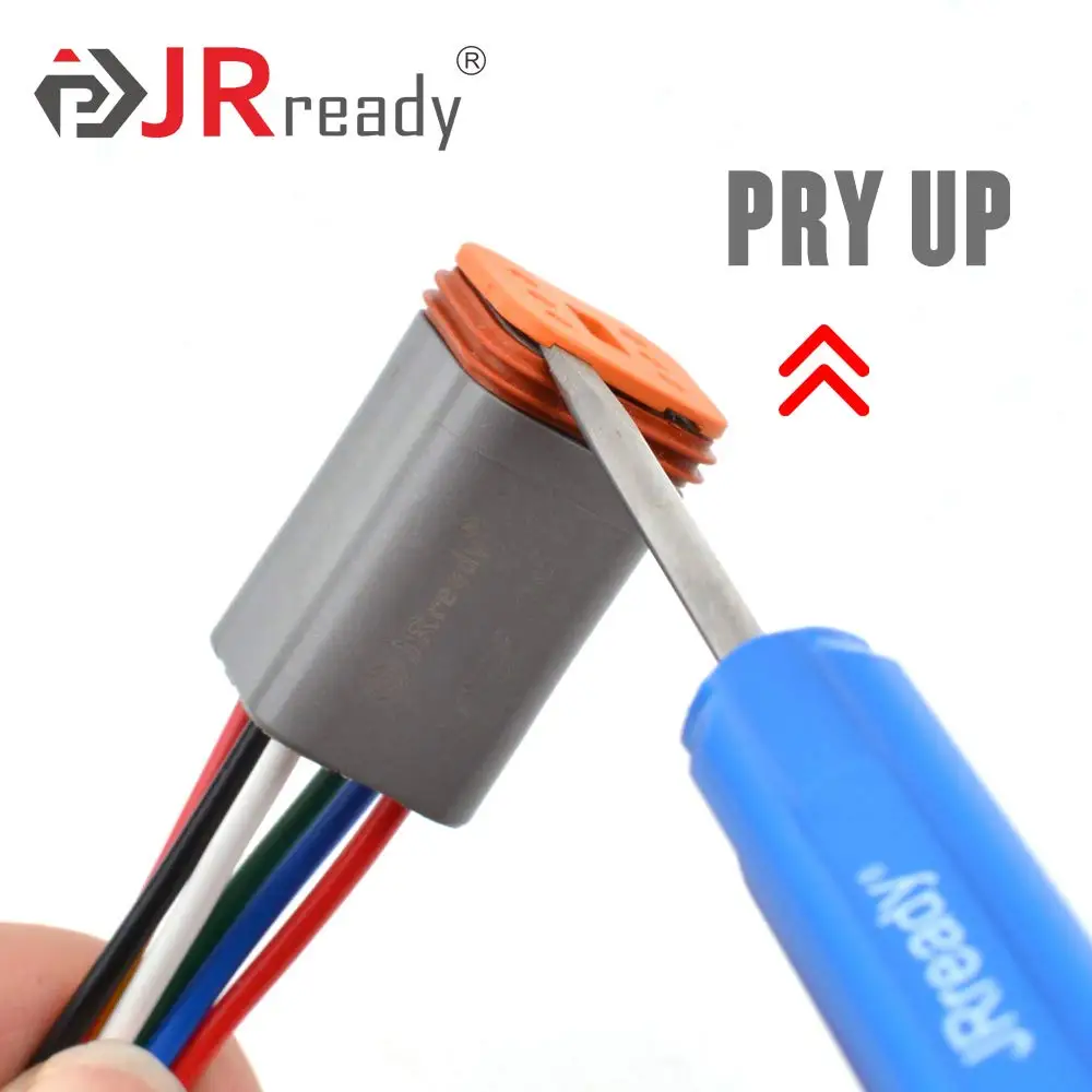 JRready DT инструмент для удаления штырьков с твердыми контактами DRK-RT1 совместим разъема Deutsch DTV DRB