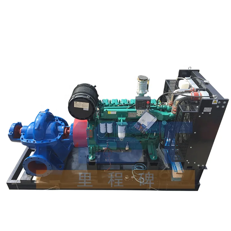 22000m3/h cast iron energy saving electric double suction pump impeller split casing pump