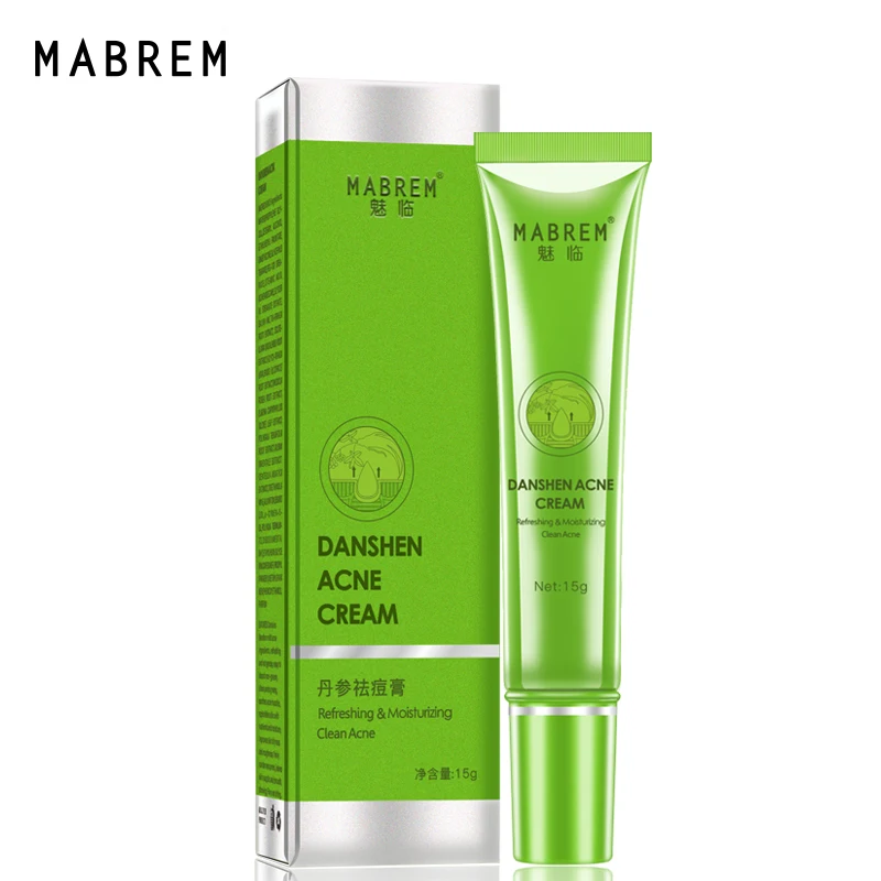 MABREM Salvia Extra Skin Mild Care Whitening Purifying Pore Repair Acne Scar Remover Pimple Treatment Anti Acne Face Cream