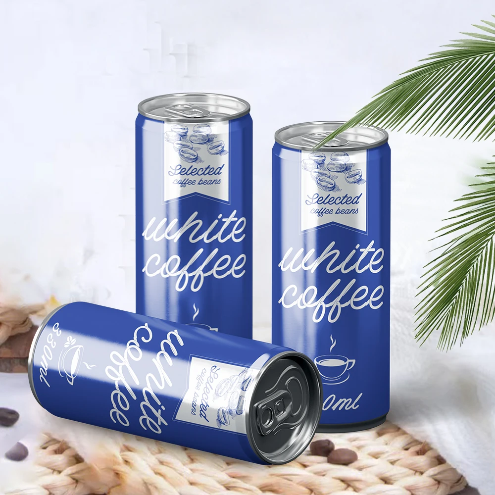 Chinese Factory OEM Private Label 330ml Canned Coffee Drink Good Tatse Cold Latte Coffee Drinks for Sale
