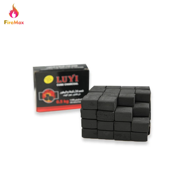 FireMax Hot Selling Coconut Charcoal Briquettes Smokeless Coconut Shell Charcoal Solid Shisha Charcoal