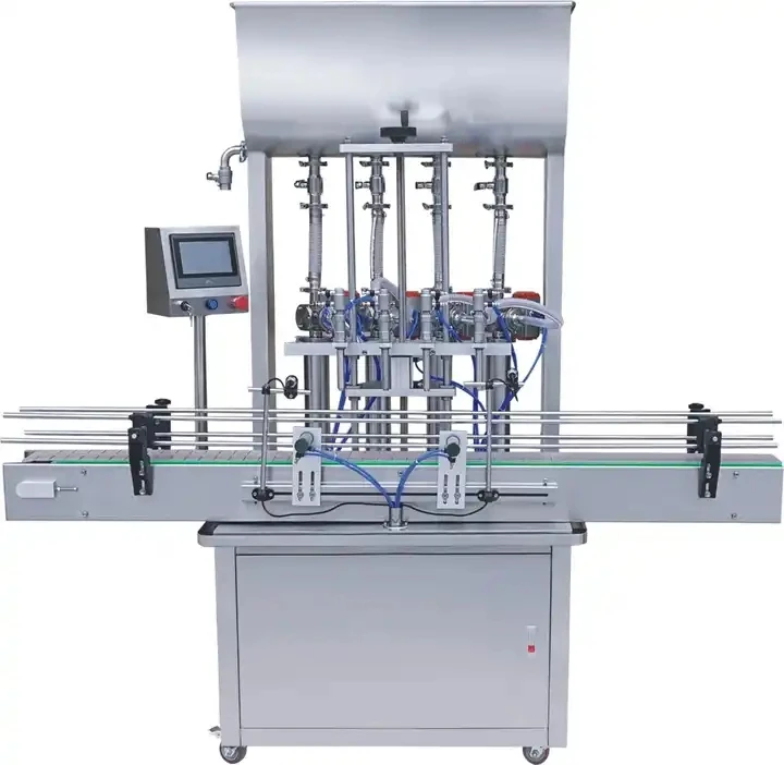 1 /4 /6 Heads Piston Pump Fruit Juice Soap Detergent Skincare Mouthwash Cosmetic Bottle Laundry Liquid Filling Machine Food