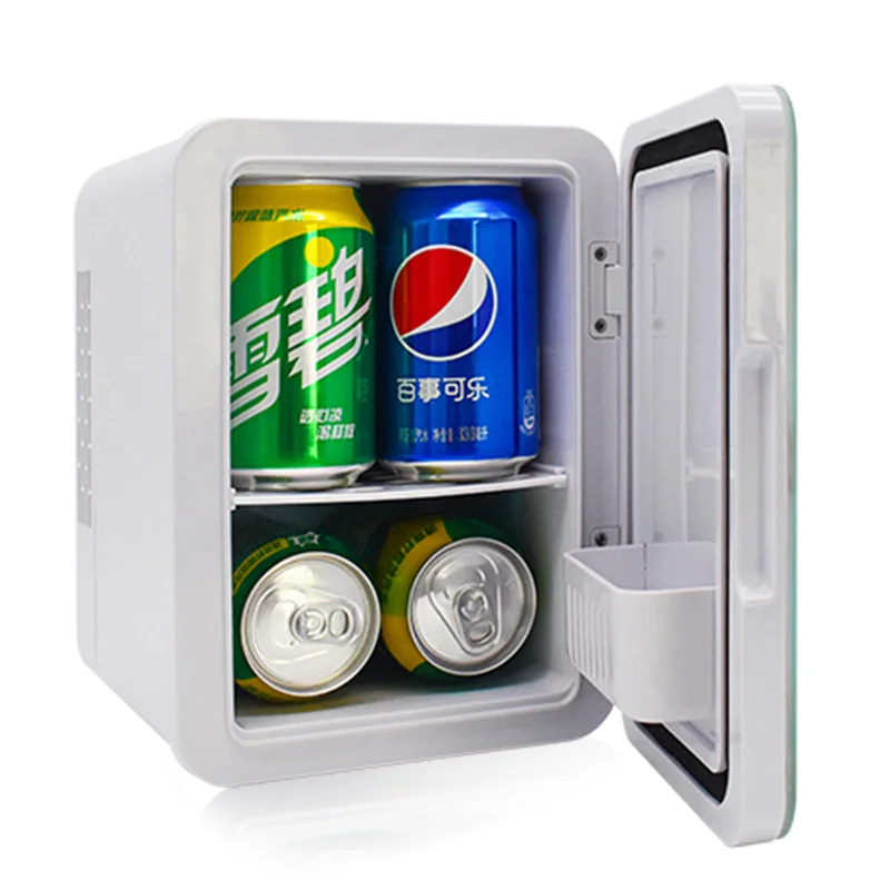 amazon hot selling 4L Mini fridge mini bar Portable Car Beauty Fridge Cosmetic cooler fridge with mirror glass