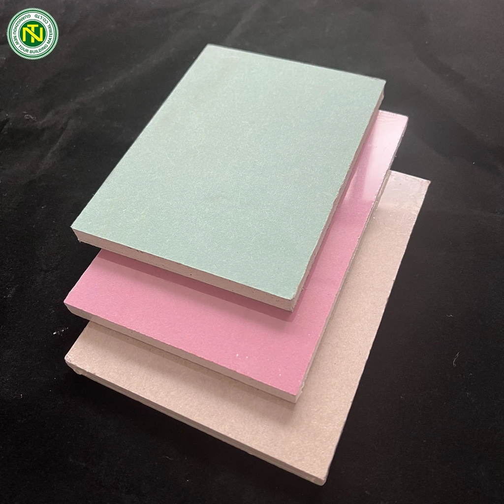 Sale to UK Ceiling decoration 1200*2400MM Gypsum Board/ Plasterboard 9.5MM / 12.5MM/15MM Standard/Fire/Moisture- resistant