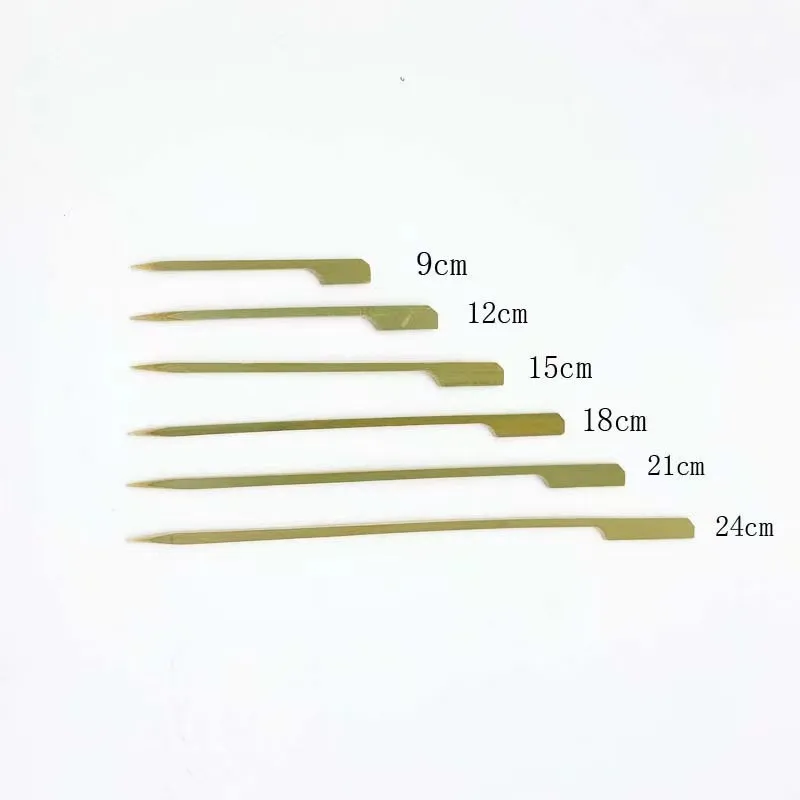 100% natural bamboo BBQ skewer sticks 7cm 10cm 12cm 15cm wholesale price hanging skewers charcoal bbq grill