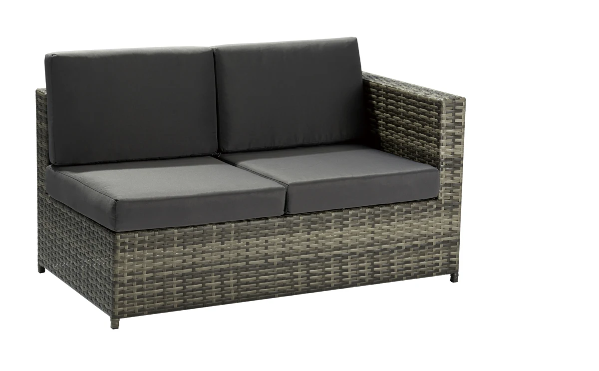 OEM Garden 7pcs steel rattan weather outdoor sofa set