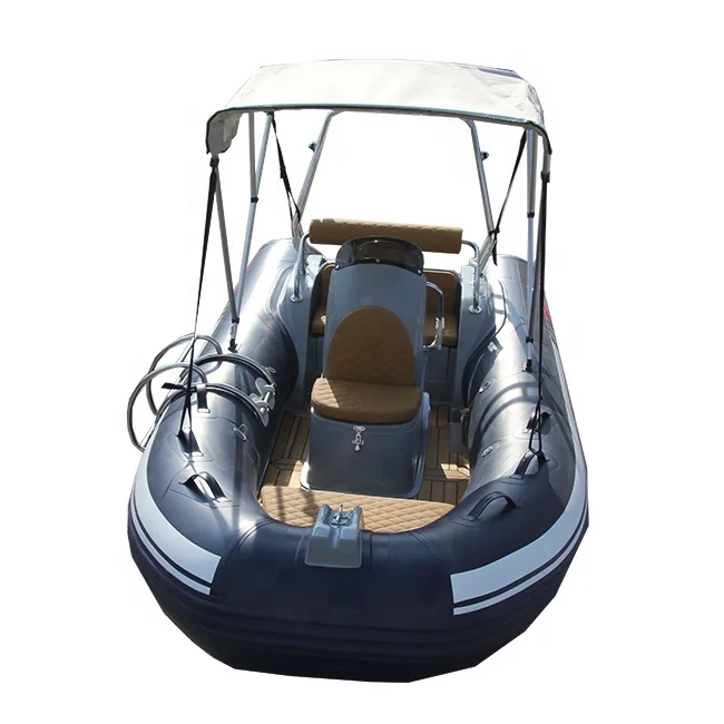 High Speed 13ft Rib390 Orca Hypalon/PVC Semi-Rigid Fiberglass RIB Inflatable Boats