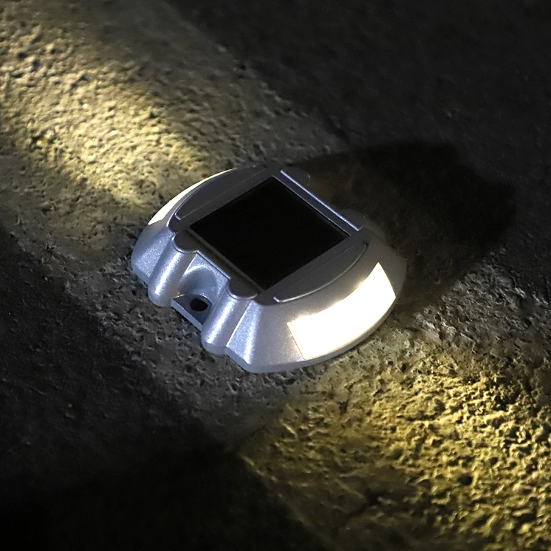 Алюминиевый дорожный маркер водонепроницаемый стержень с солнечной батареей светодиодный настольный светильник для садовой придорожной дороги