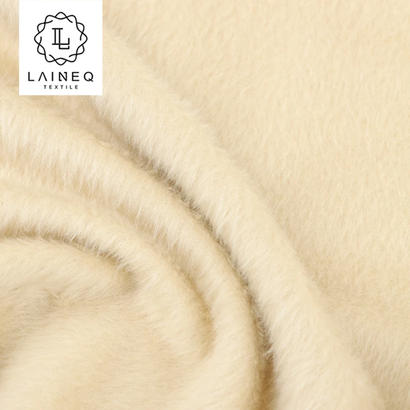 Effortless Elegance: 10% Alpaca 90% Australian Wool Single-Faced 600g Lama Pacos Woolen Fabric For Coat
