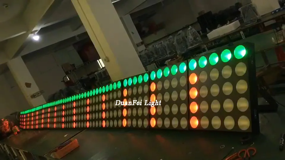 stage background dj dmx cob 5x5 blinder matrix led rgb pixel beam matrix 25x30w