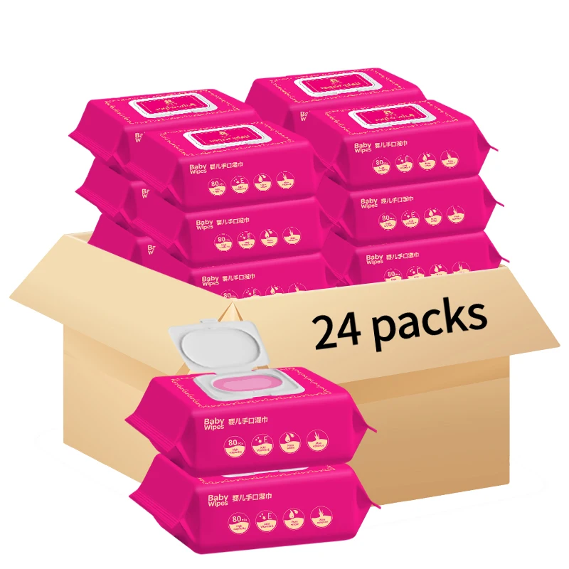 wholesale natural baby wipes 80pc 100pcs 120pcs baby wipes unscented