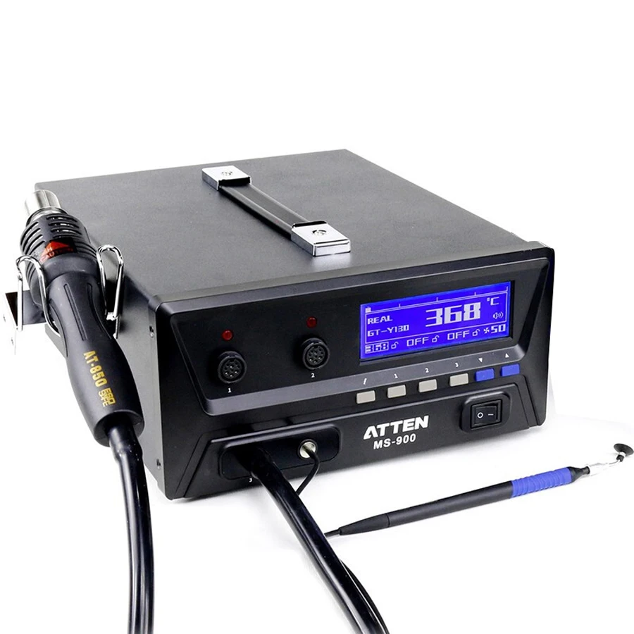  ATTEN MS-900 4-in-1 Desoldering gun tweezers Soldering Stations + Hot air desoldering station Rework