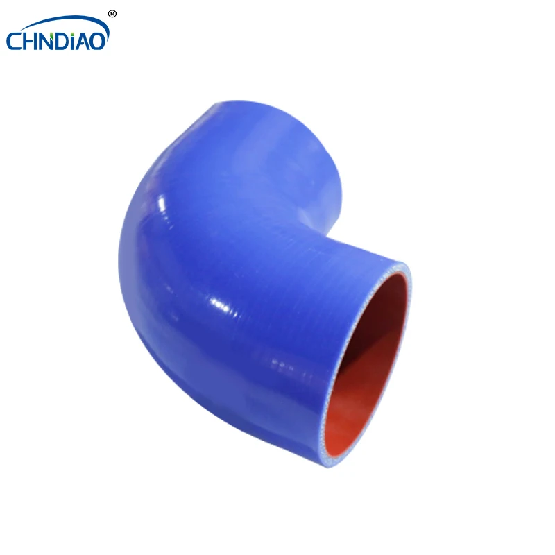 High pressure flexible auto 135 degree elbow radiator silicone rubber hose for European truck