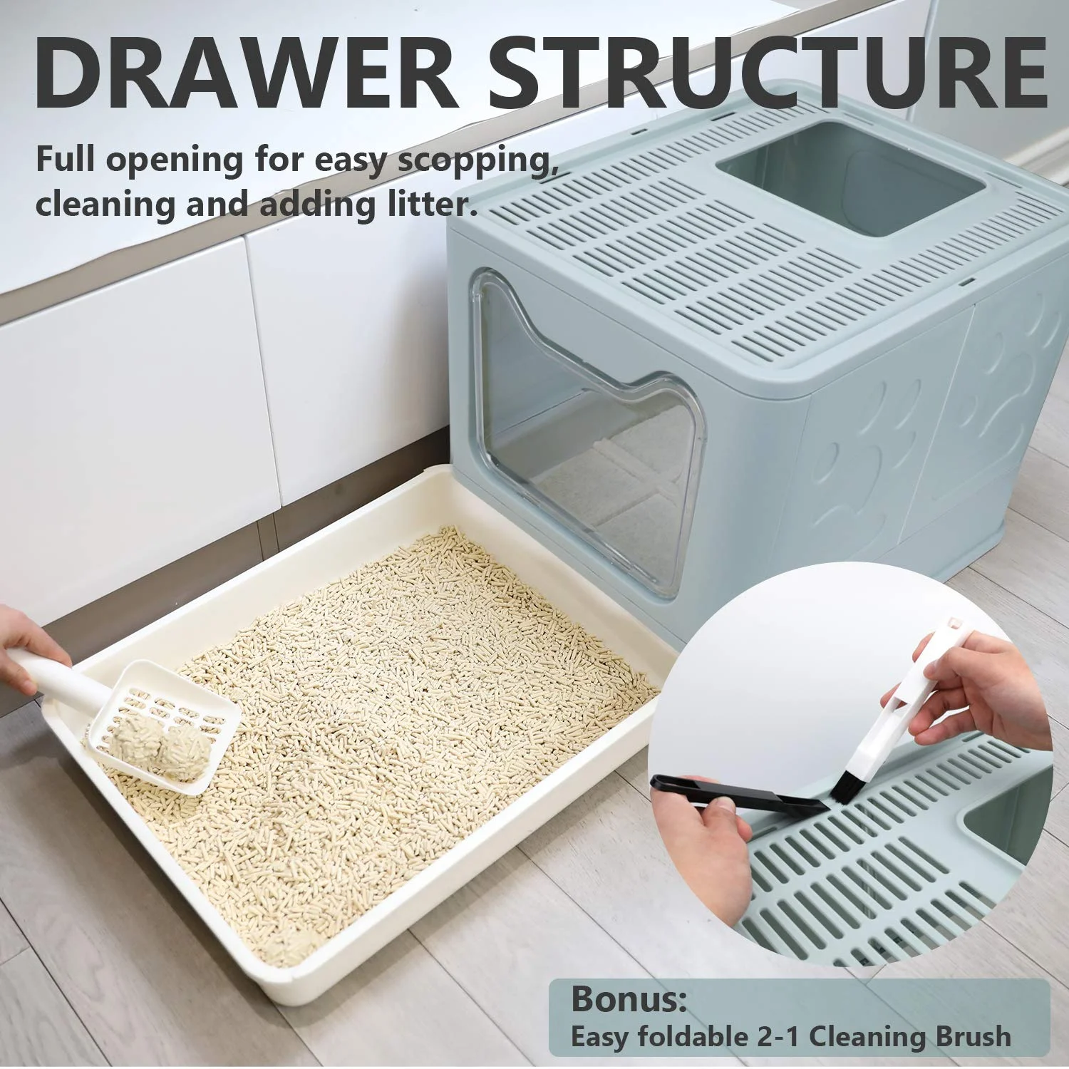 Кошачий лоток для домашних животных, дезодорирующий кошачий лоток для чистки кошачьего туалета