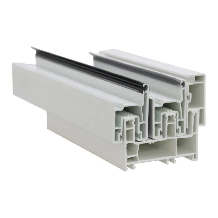 pvc u perfiles de ventana blanco Color de madera upvc profiles of window white wood color
