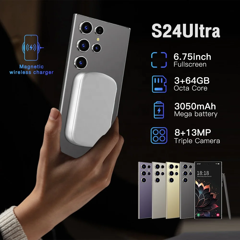 Original phones s24 ultra Smartphones 64GB 3GB 5G Dual SIM Cellphone Mobile Phone 5g smartphone
