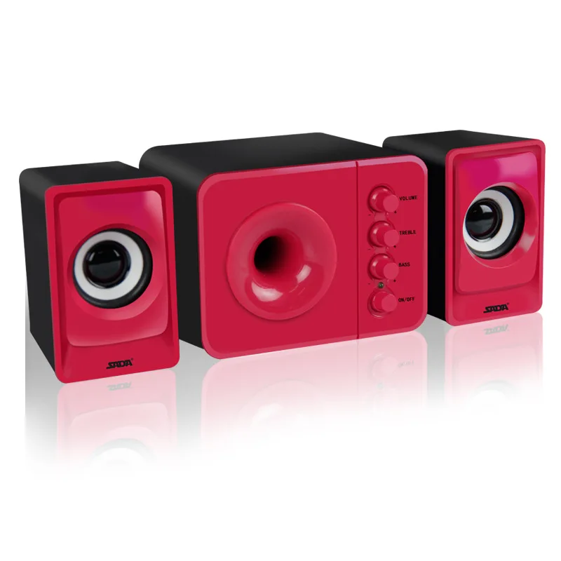 Sada D-205 Active USB2.1 Mini Computer Speaker Home Personal Use 2W Mobile Subwoofer Battery Audio Desktop Notebook Mobile Phone