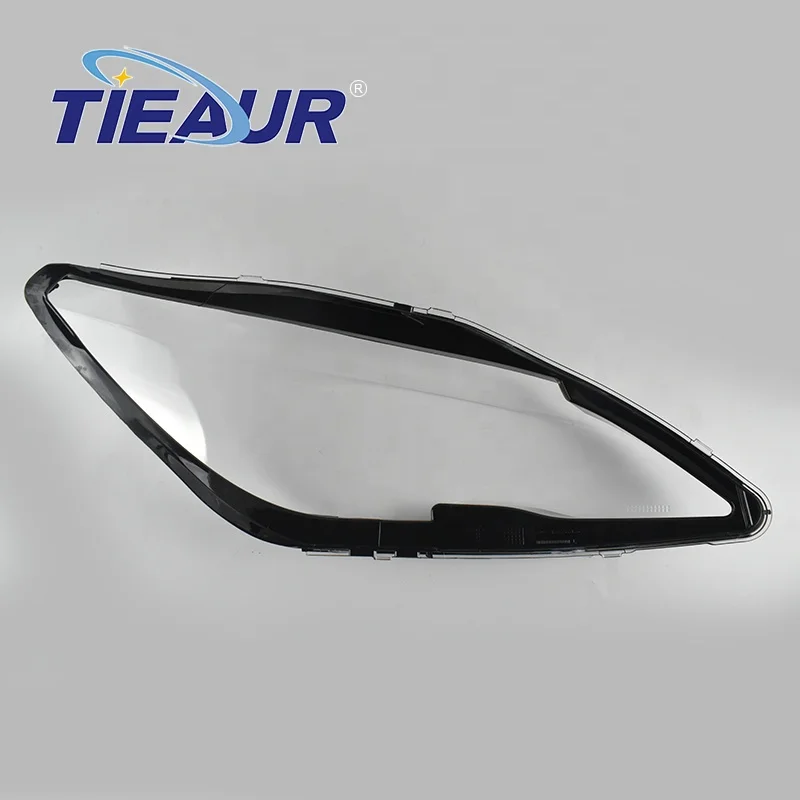 TIEAUR auto part black border transparent headlight lens cover for Peugeot408 15-19 Year