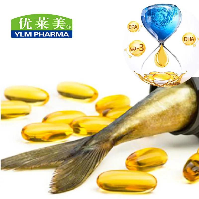 Supply high quality omega 3 fish oil softgel capsule