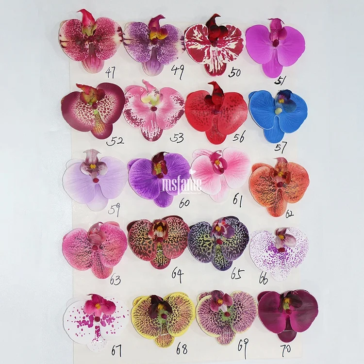 MSFAME High Quality Real Touch Latex Orchids Home Decoration Flower Butterfly Orchid