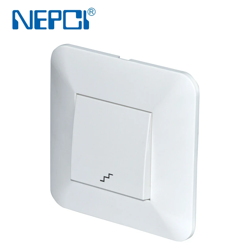 power switch wall mount switch socket 2 gang 250V 10A 45*22.5MM PC inflame retardant white XJY-QB-06 250V 10A