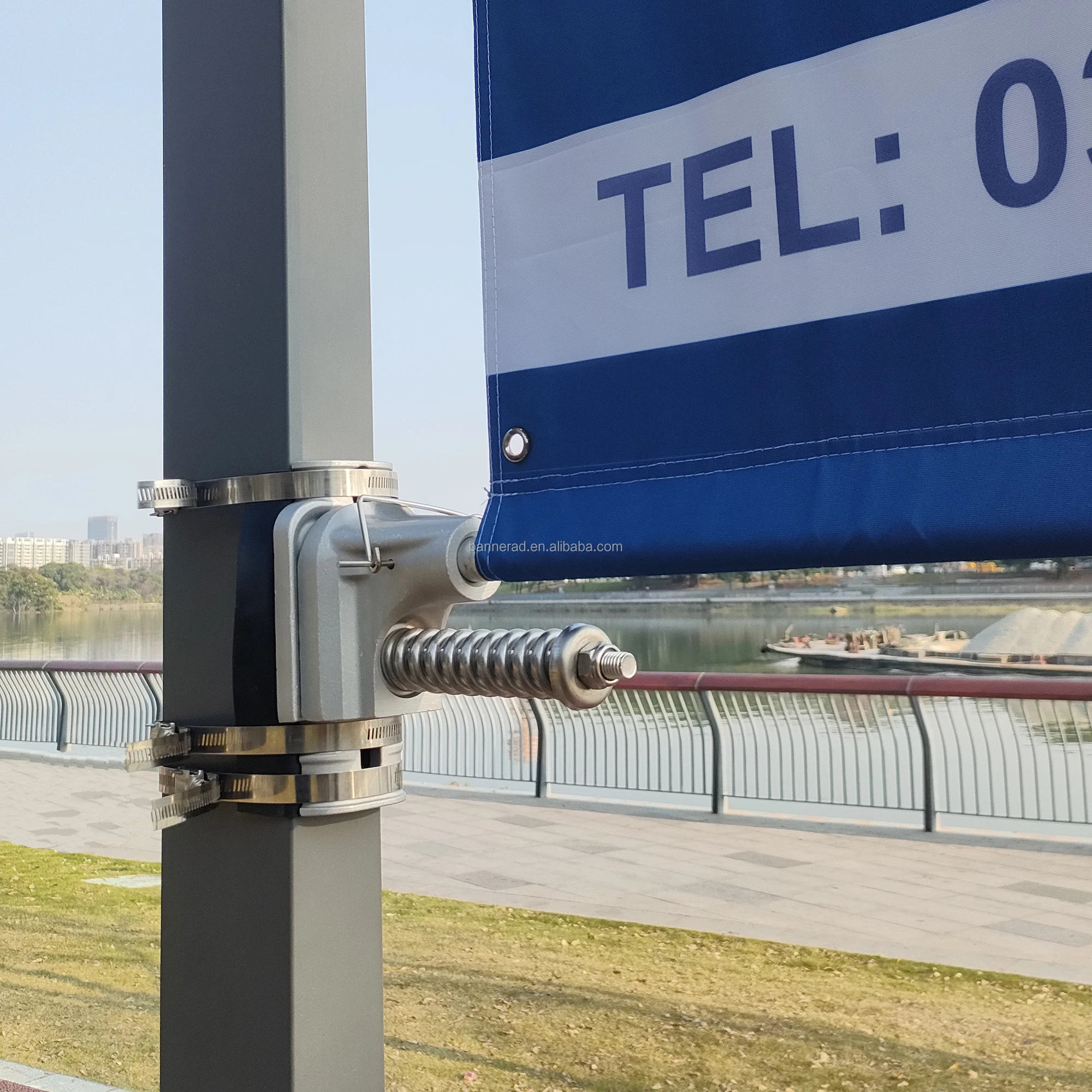 windproof advertising banner saver equipment