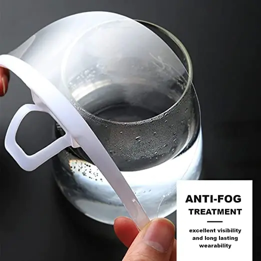 Portable Anti-Fog Transparent Plastic Mask For Tattoo Pet Makeup Hotel Kitchen Supply Accessories Reusable Mouth Protective Mask