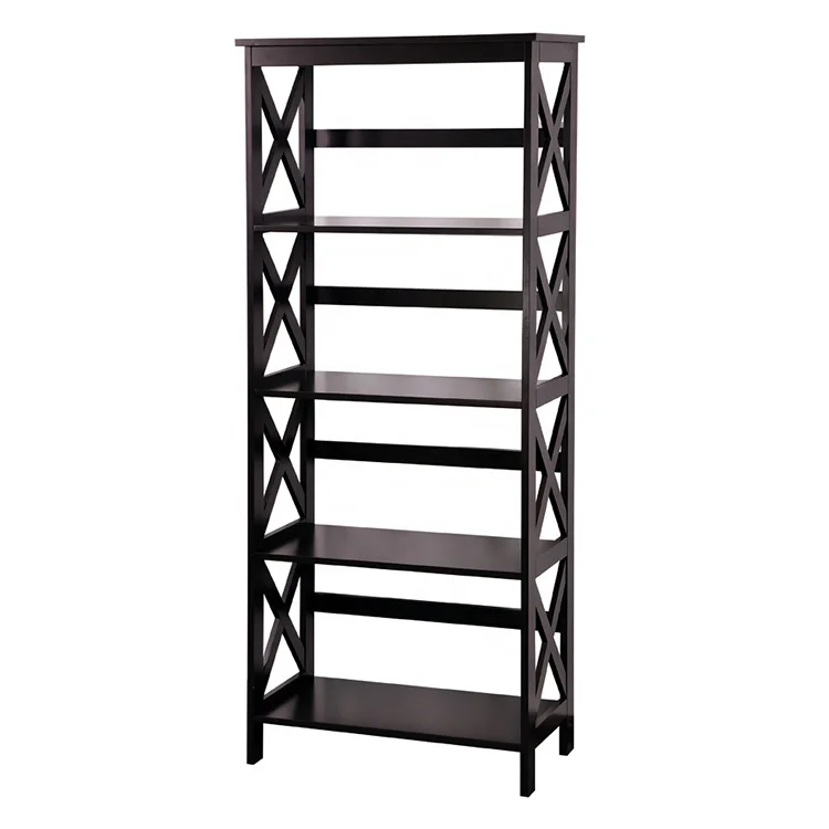 
64.5x28x159.5cm Multifunctional furniture portable book shelf modern wooden bookshelf 
