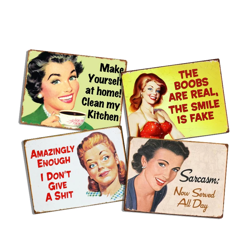 Reproduced Vintage, Gas Oil Retro Advert Antique Metal Signs for Garage Man Cave Bar Kitchen, Nostalgic Car Decor