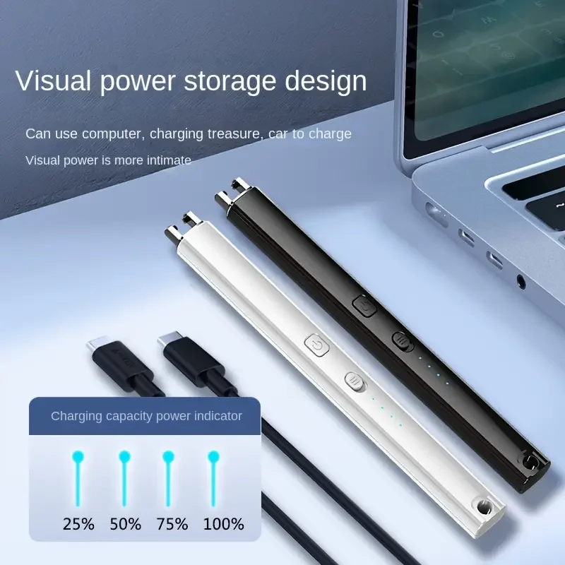 Smart Ignition USB Electric Grill Lighter USB Rechargeable Arc Lighter for Lighting Charcoal Grills Fires and Candles