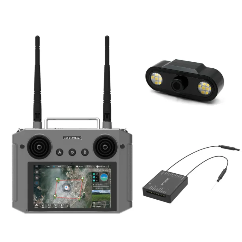 Skydroid H12 12 каналов 2 4 ГГц 1080P цифровой передатчик передачи данных видео 3 в 1 Android беспилотный пульт дистанционного управления
