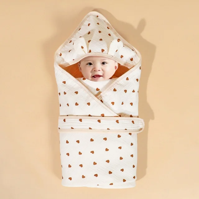 Newborn Baby Blanket Swaddle Class a Cotton Gauze Quilt Spring Summer 0~6 Baby Discharge Package Swaddling Quilt Swaddle