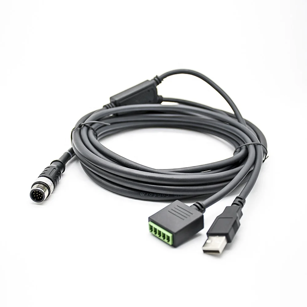 M12 USB-кабель «Мама» «папа» водонепроницаемый разъем штырь камеры провод Micro MINI IP67 RS485 RS232 2 5 8 4Pin 5P 12Pin 17Pin A