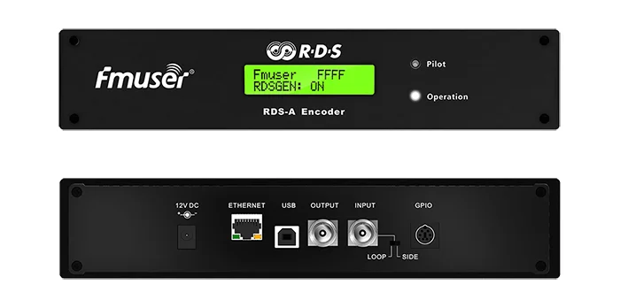  FMUSER 300 Вт 350 FM трансмиттер с цифровым RDS-кодировщиком система передачи данных энкодер для