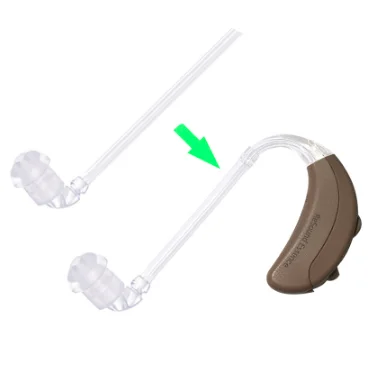 Resound Quality Hearing Aid Ear Plug Ear Tips with Tubing Connector