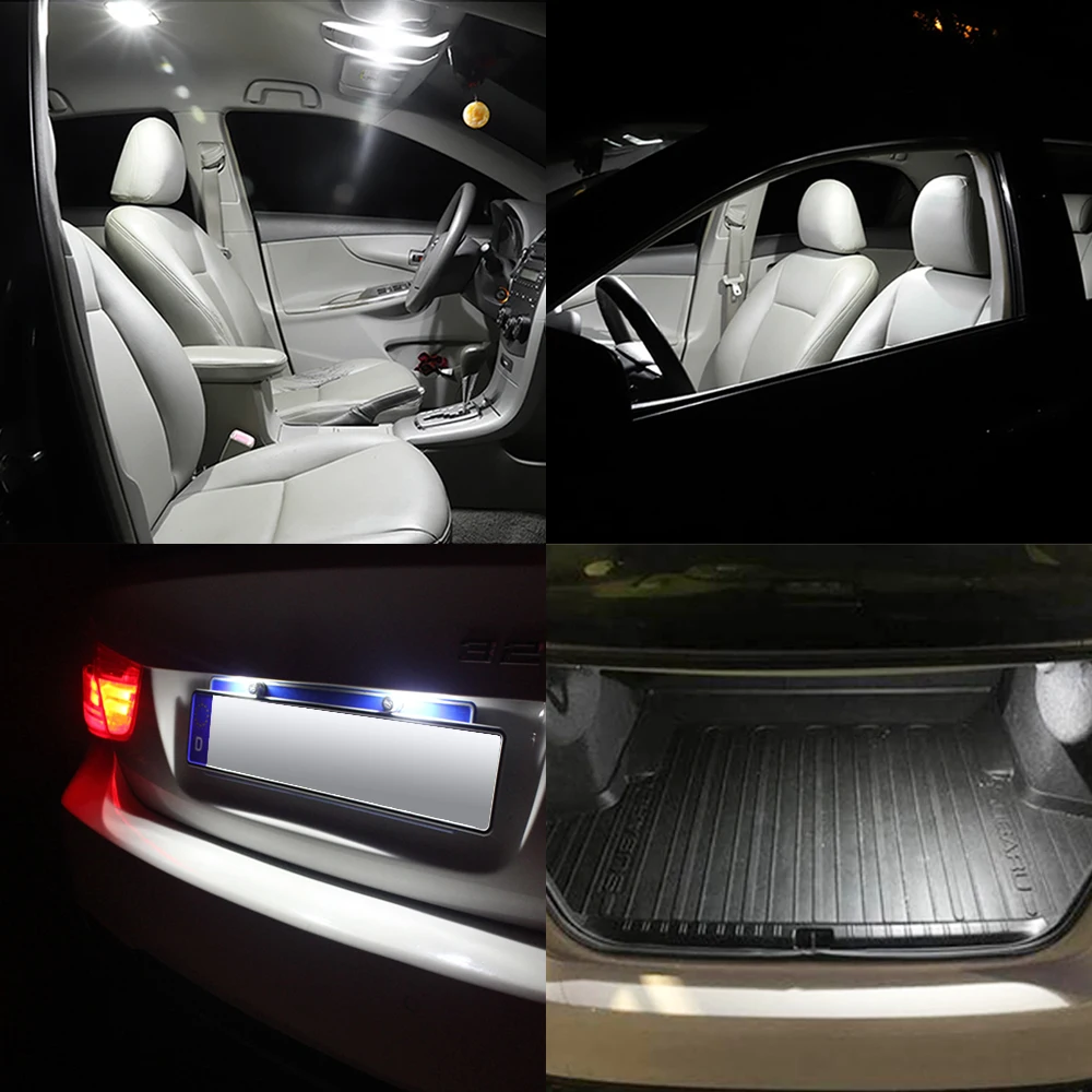 indoor lighting for auto led c5w licence plate led lights