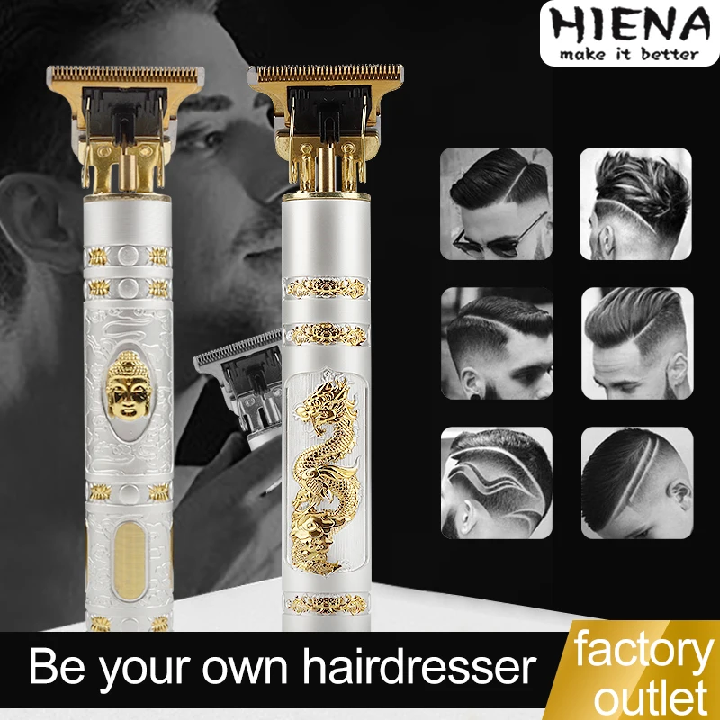 2022 HY Hair For Men Hot Top Selling Popular Professional Rechargeable Dragon & Buddha Shaver Hair Trimmer Machine vintage t9
