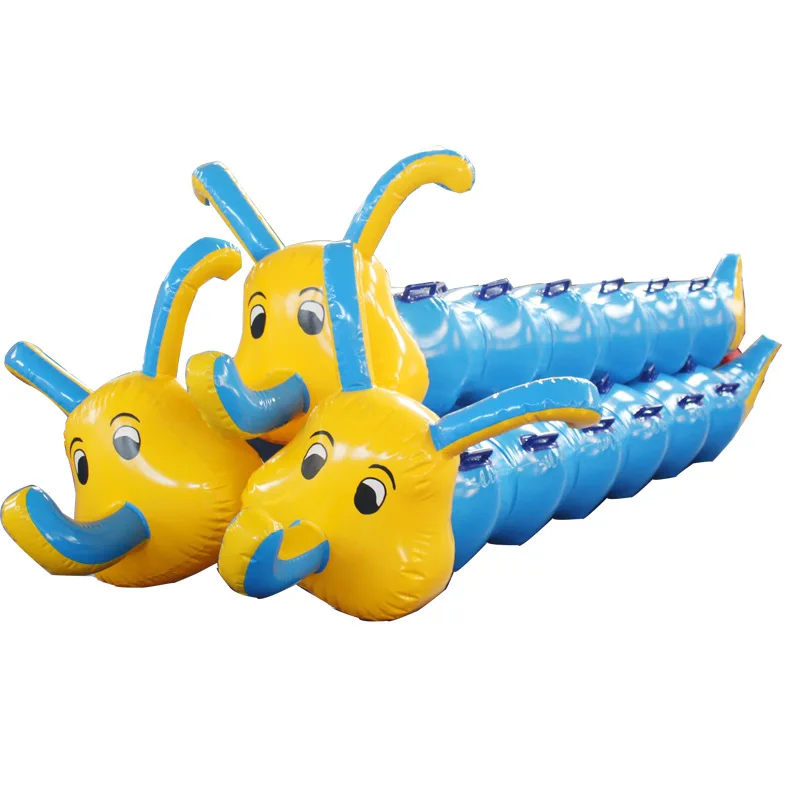 Commercial Crazy Inflatable Saturn Rocker Extreme Water Ride Spinning Towable Disco Boat Tube Sports UFO Toy